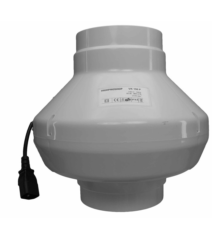 Extracteur d'air Vents VK 150 Un avec Thermostat + Variateur 460 m³/h  (150mm)