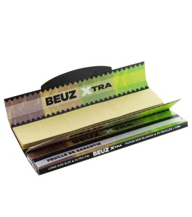 BEUZ - Boite de 24 carnets de Feuille Slim Long 125mm Beuz © Xtra Brown + Tips