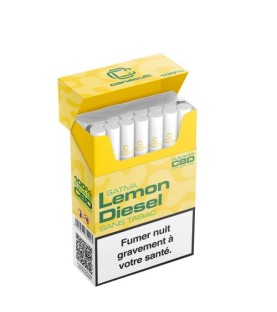 Paquet de 20 Cigarettes CBD Canacult © Lemon Diesel