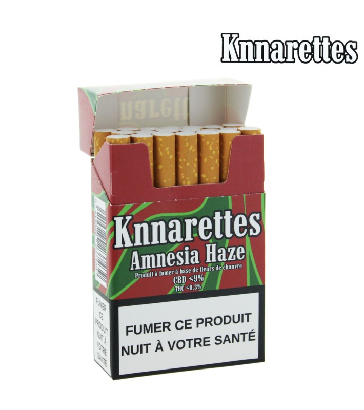 Paquet de 20 Cigarettes CBD Knnarettes © Amnesia Haze